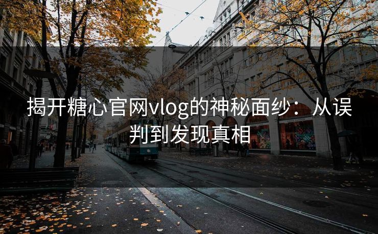 揭开糖心官网vlog的神秘面纱：从误判到发现真相